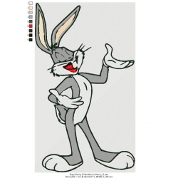 Bugs Bunny Embroidery Cartoon_12